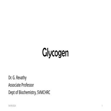 14-8-24 BSc MLT Glycogen metabolism.pptx