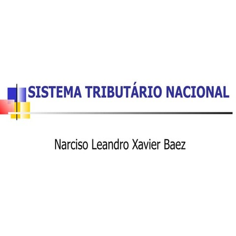 Sistema Tributário Nacional