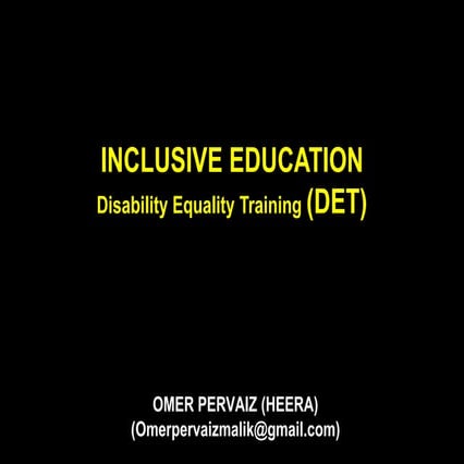 14 inclusive education by umar pervaiz