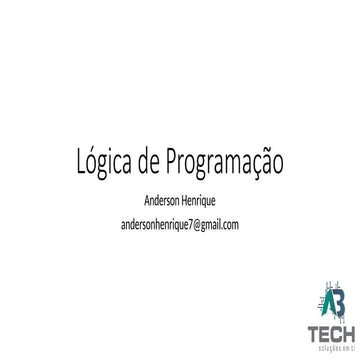 14 - Lógica de Programação com Portugol.pptx