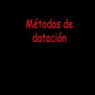 14.  métodos de datación
