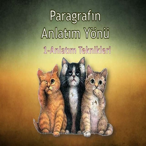 14 paragrafın anlatım yönü-anlatım teknikleri