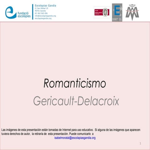 Romanticismo Gericault-Delacroix