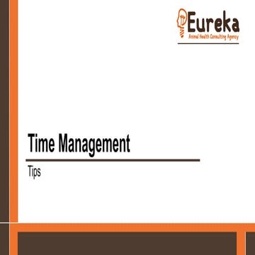 Time Management Tips