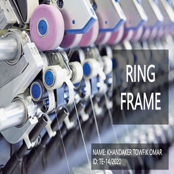 RING FRAME Machine