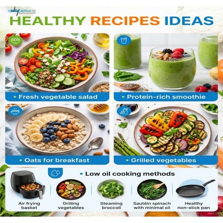 Healthy Recipes Ideas for Daily Nutrition | Easy & Quick Meals | PDF