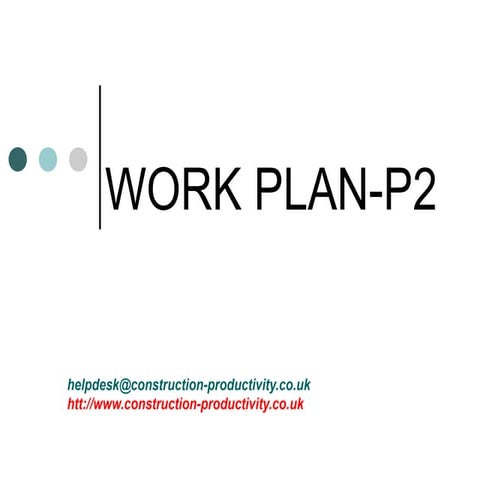 140 workplan
