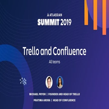 Product Keynote: Confluence and Trello