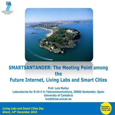 12 Living Labs and Smart Cities Luis Muñoz