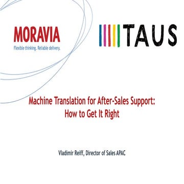 Moravia - TAUS Tokyo Forum 2015