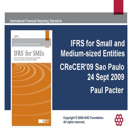 Ifrs for sme | PPTX