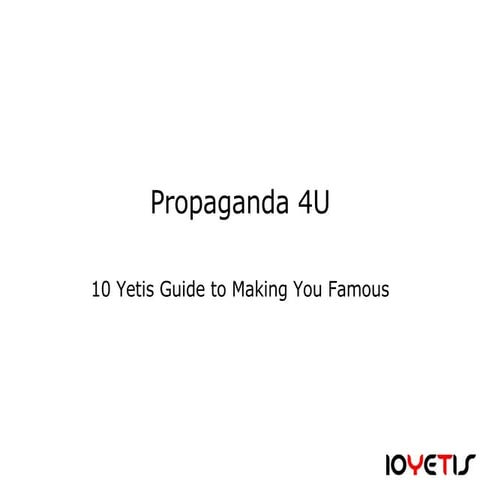 Offline & Online PR - Andy Barr/10Yetis