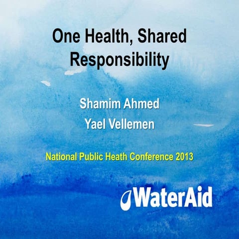 One health shared responsibility