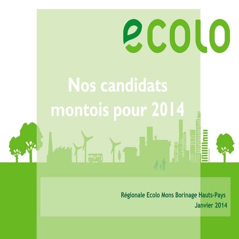 Nos candidats montois pour 2014