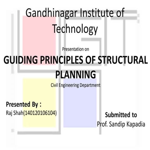 Guiding Principles of Structural Planning