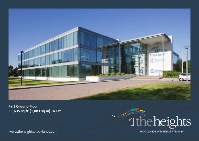 The Heights at Brooklands Office space to rent in Weybridge, Surrey