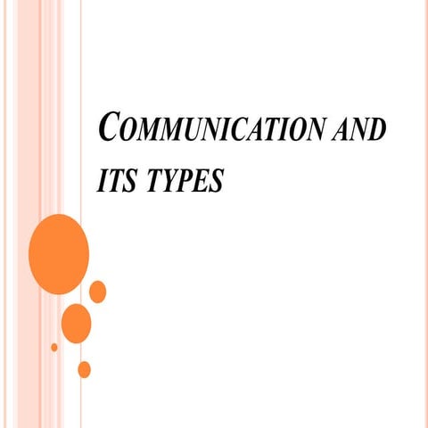 communication and its types