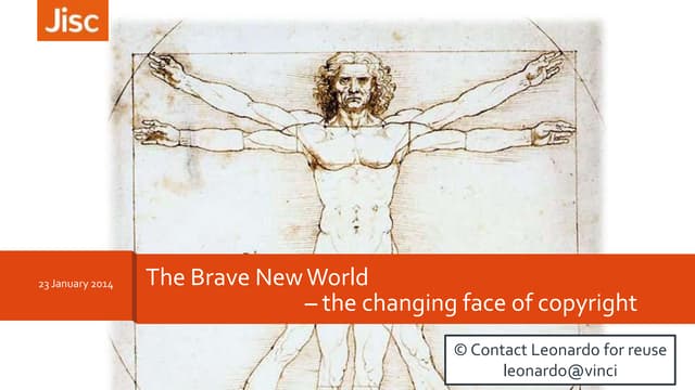 NWLP - The Brave New World - the changing face of copyright