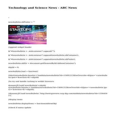 Technology and Science News - ABC News | PDF | Web Development | Internet
