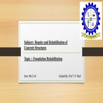 Foundation Rehabilitation