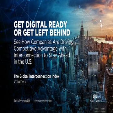 The Interconnection Index Volume 2: Breaking Down Interconnection in the Unit...