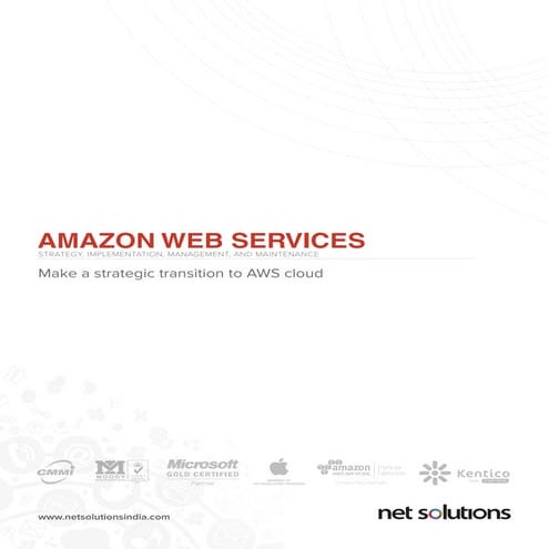 Net Solutions AWS Brochure | PDF