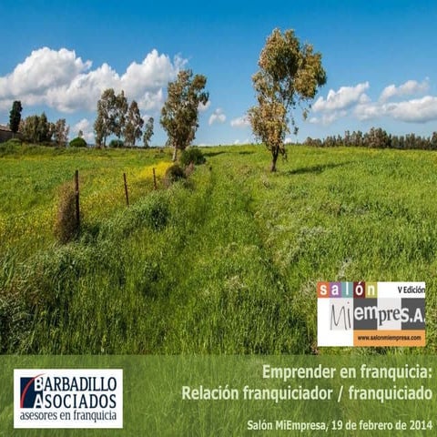 Emprender en franquicia. Barbadillo y Asociados