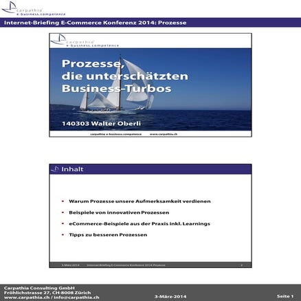 Prozesse, die unterschätzten Business-Turbos im E-Commerce