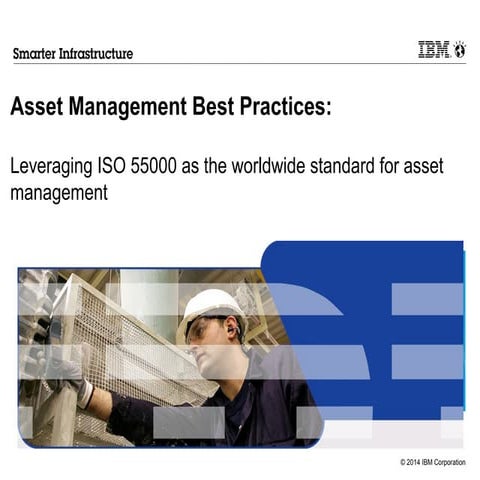 IBM Maximo and ISO 55000