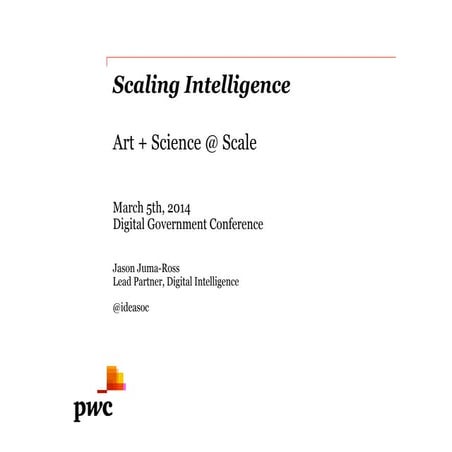 Scaling Digital Intelligence