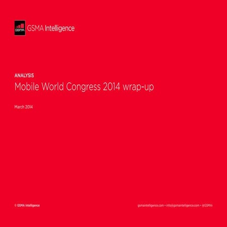 Mobile World Congress 2014 wrap-up