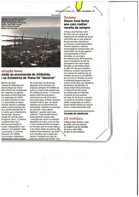DE - Douro Azul fecha ano com melhor receita de sempre - Miguel Guedes de Sousa