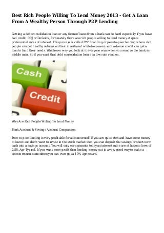 loan from person to person loan from person to person