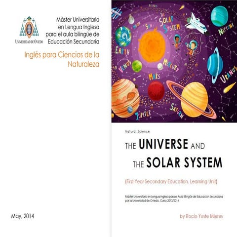 Learning Unit. The Universe and the Solar System. First Year. Presentation