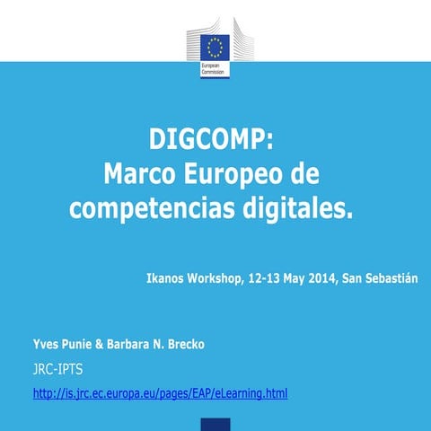 DIGCOMP: Marco Europeo de competecias digitales