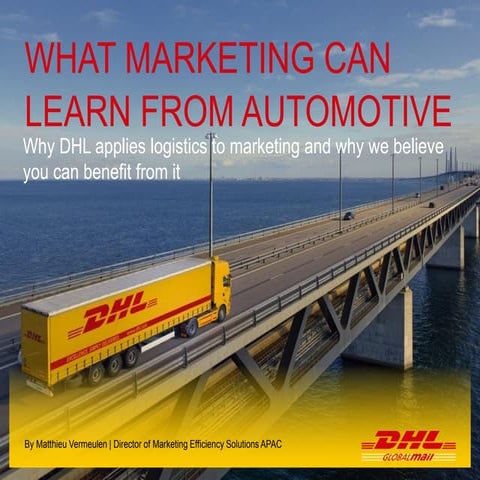 An introduction to Marketing Logistics by DHL