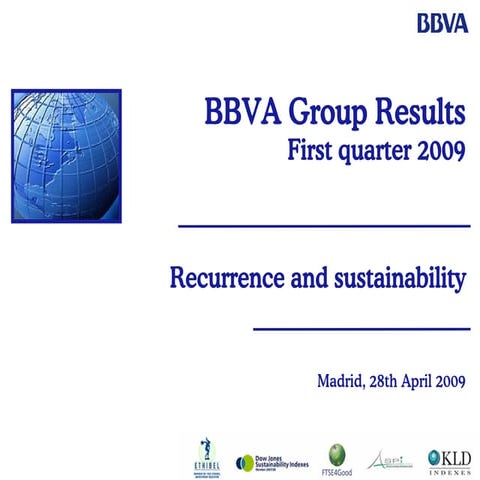 Q1 2009 Earning Report of Banco Bilbao Vizcaya