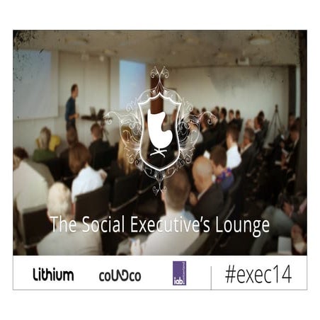 Social Business Studie @ Social Executive's Lounge 2014 by coUNDco 