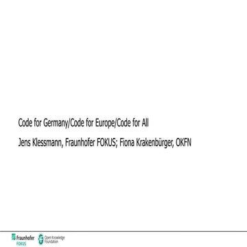 BODDy 2014 - Workshop 1: Jens Klessmann