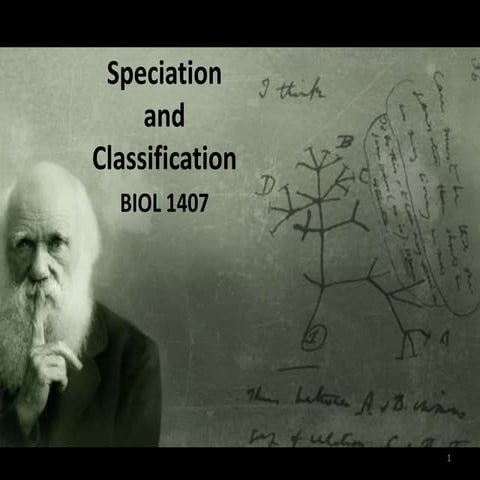 1407 speciation and  classification
