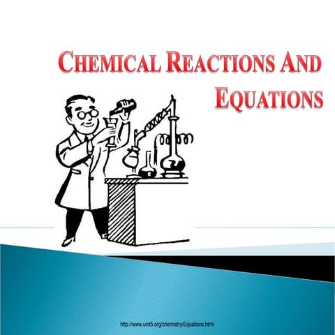 chemical equation and reaction