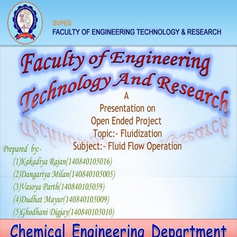 FLUIDIZATION 
