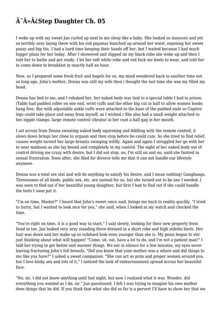 ﻿Step Daughter Ch. 05

