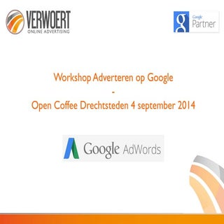Workshop adverteren op Google (AdWo...