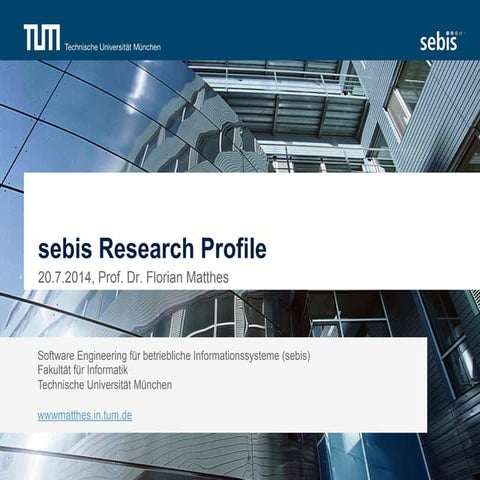 sebis research profile