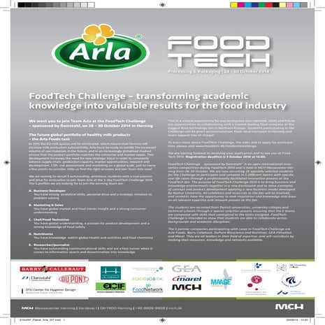 FoodTech Challenge - Recruiting for the Arla Foods case