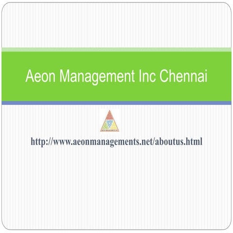 aeon management inc   chennai / Reviews