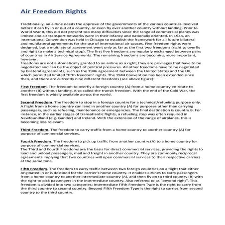 Air Freedom Rights | PDF