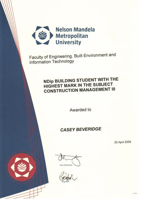 BTech DEGREE CM | PDF