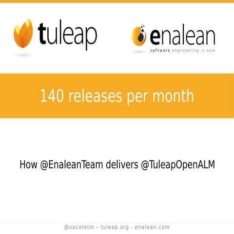 140 releases per month